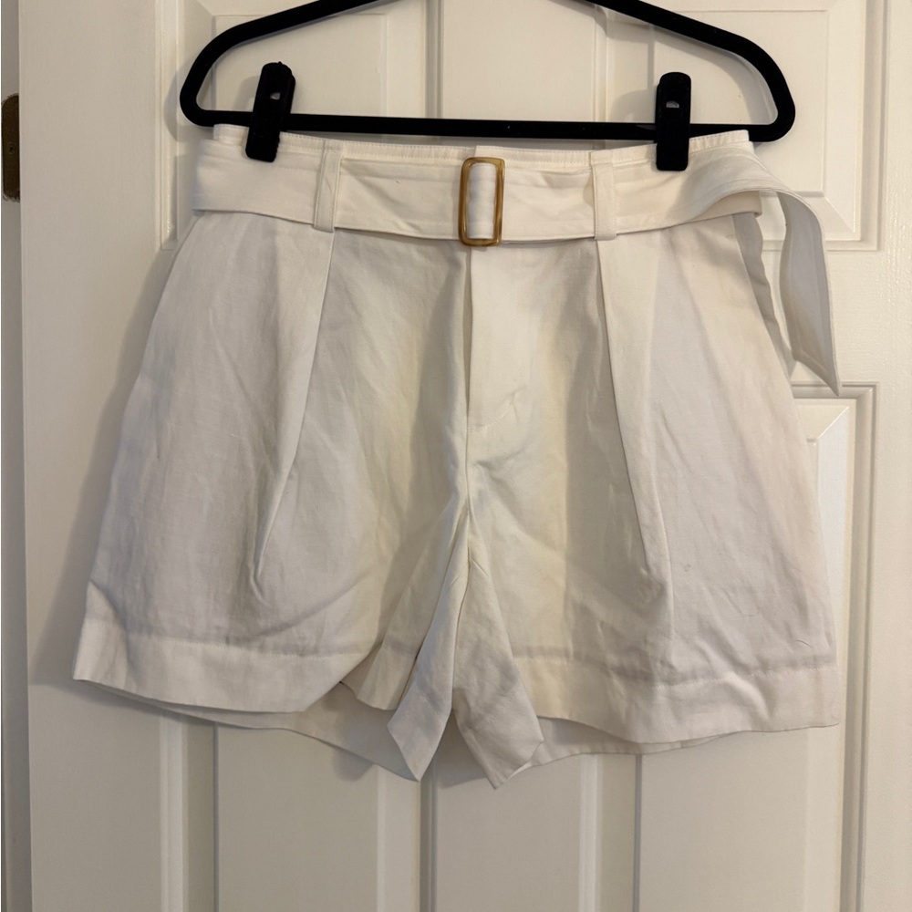 Vince Belted Twill Shorts – Size 8